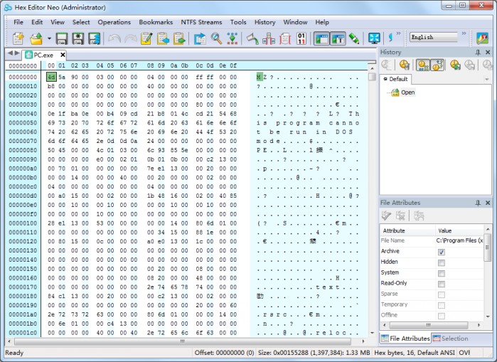 Free Hex Editor Neo ���̱༭ ����ָ��