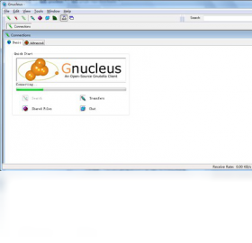 gnucleus1.8.2 ����P2P�ļ������������н�ͼ