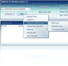 HDDScan4.6 Ӳ�̽���������н�ͼ