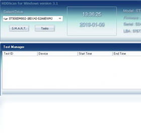 HDDScan4.6 Ӳ�̽���������н�ͼ