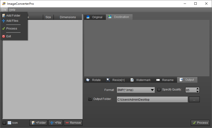Graphics Converter Pro 批量转换操作演示