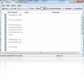 HostsMan4.7.1051 ��Ч����Hosts���н�ͼ