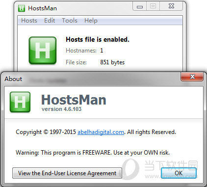HostsMan 编辑 hosts 文件