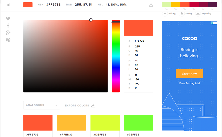 Htmlcolor 配色方案 设计工具