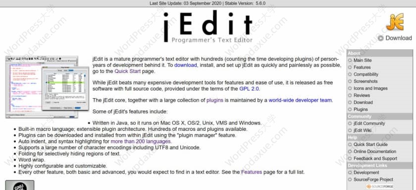 JEdit ������� ����