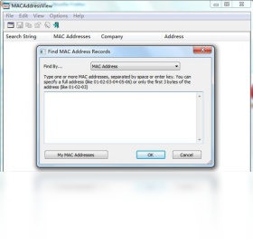 MACAddressViewv1.0 ���繤�����н�ͼ