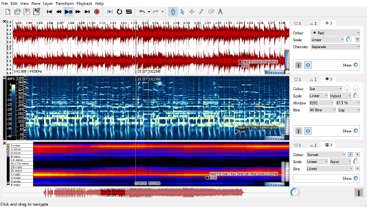 sonic visualiser Ƶ�׷��� ���� �̳�