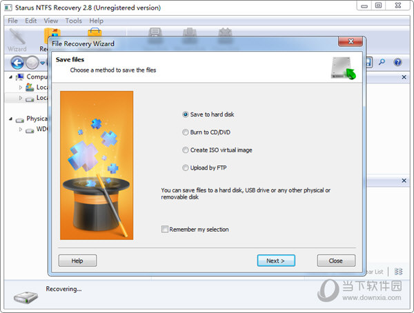 Smart NTFS Recovery ɨ��ָ����̽�ͼ