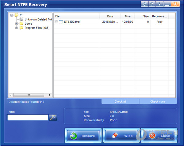 Smart NTFS Recovery ���ý���ѡ�����