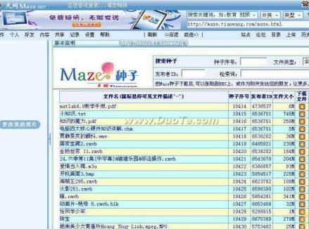 ����Maze �ļ����� P2P���ع���