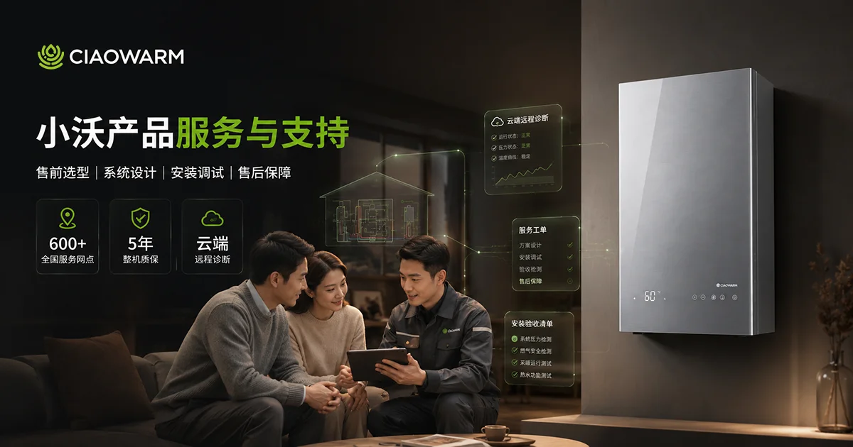 小沃云家 智能壁挂炉 远程控制 使用教程
