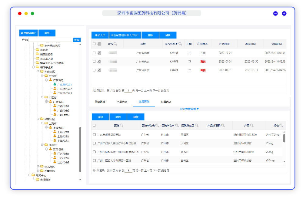 药聚力 医药控销管理软件 销售管理 客户服务