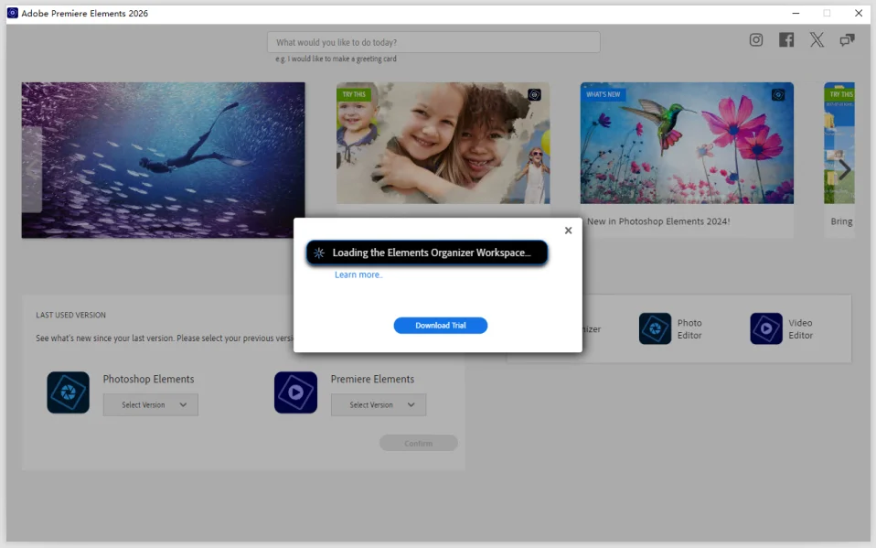 Adobe Premiere Elements 2025���ļ�����ͼ2