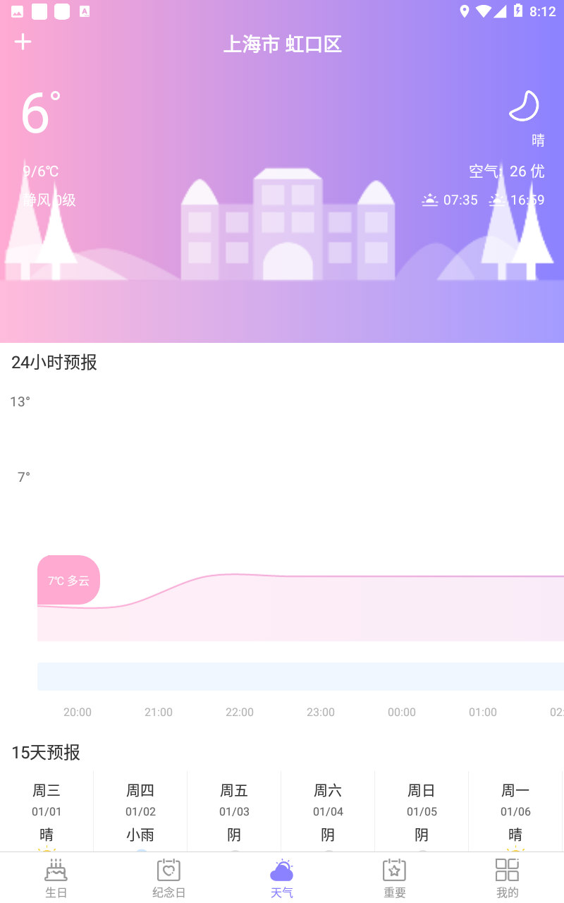 纪念日免费提醒 安卓版 桌面组件 预览图