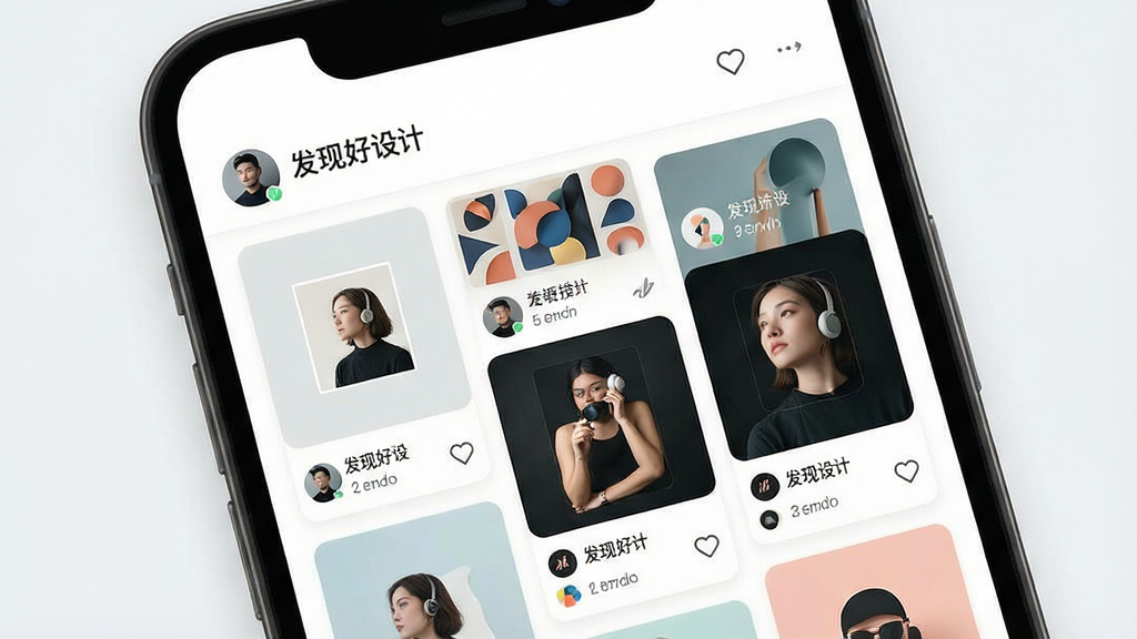 һ��չʾ�ٴ���APP���沼�ֵ�ͼƬ���������ֻ���Ļ�ϵ����ʦ��Ʒ�ٲ������Ű�������񻯿�Ƭ��ƣ���������ִ���ϸ�ڴ�չʾ���ʦͷ������Ʒ�����������ʸ���ɾ����޶���Ԫ�أ���Ļ�����ֱ�ע�����ֺ���ơ�