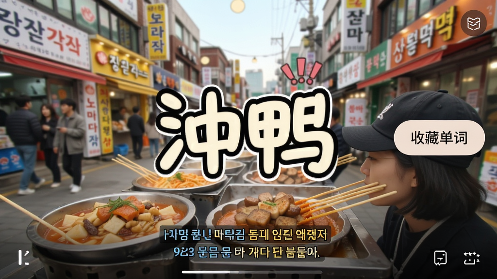 ��Ѽ���� Ȥζ��Ƶ����ҳ�棬��Ļչʾ������ͷ��ʳ�������ײ���˫����Ļ�����Ҳ��������ղص��ʡ���ť��������������죬���ʸ��壬�ɾ��޶���Ԫ��