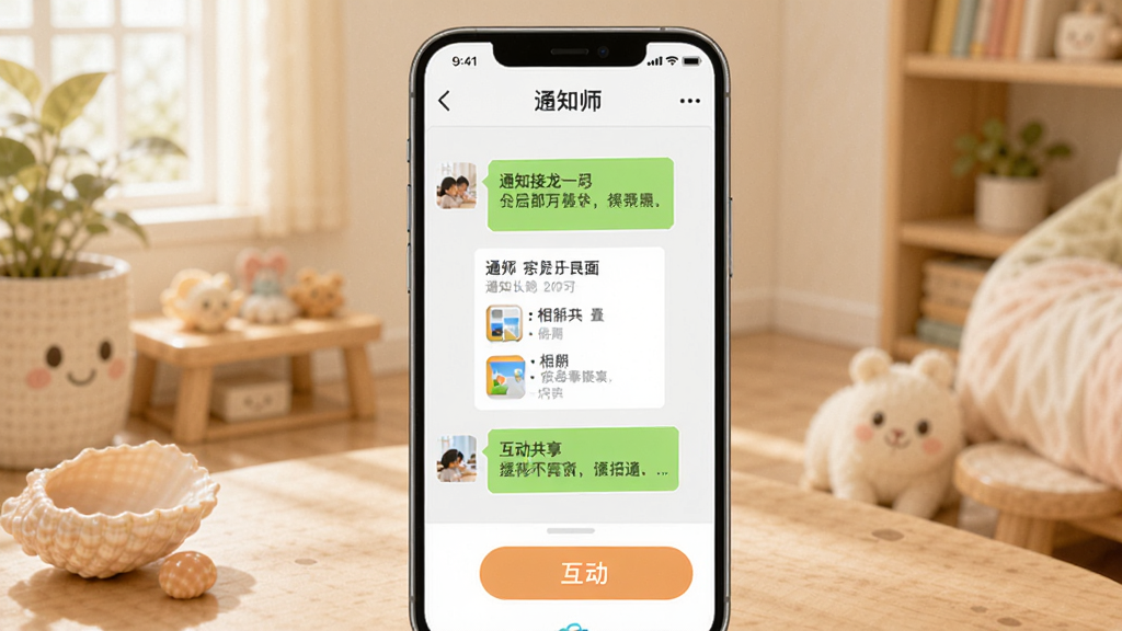 ��ʦ���Ǽ�԰�������棬����Ϊ�ֻ���΢�ŶԻ�������ϣ����ֺ�г�������ܰ��ϸ����ʾ֪ͨ�����б�����Ṳ��ͼ��ͻ�����ť���ɾ��޶���Ԫ�ء�