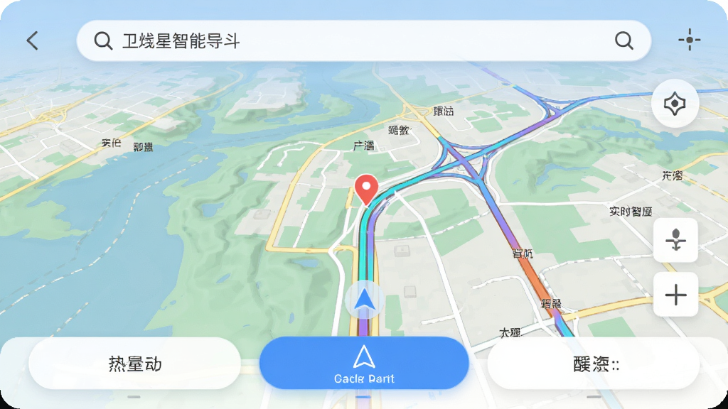 ���ǰٶ����ܵ��������棬չʾ�����ͼ��ʵʱ·�������ּ���������Ϸ����������·�������ť������ִ�������ϸ�壬�ɾ��޶���Ԫ��