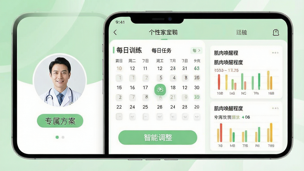 �ǻۼҿ�APP�ĸ��Ի��������棬����Ϊ�ֻ���Ļ��չʾ�Ķ��ƻ�ѵ��������ÿ�������б��������ҽ��ͷ�񼰡�ר����������ǩ�����ֲ������ҷ������Ű�����������Լ�ִ���ɫ����ǳ��ɫ�Ͱ�ɫΪ������ϸ��ͻ�������ܵ�������ť�뼡�⻽�ѳ̶�ͼ�������ʸɾ�������������Ԫ�ء�