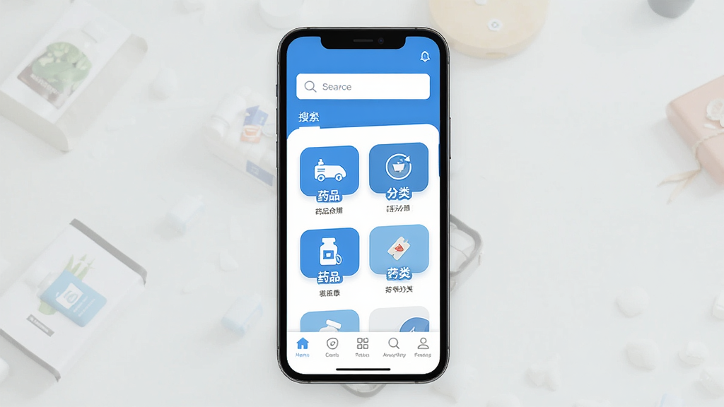 «έ����APP��ҳ����չʾ���ɾ�������ֻ���Ļ���Ϸ����������в�ҩƷ����ͼ�꣬�ײ�����������ƽ����Ʒ��������ɫ�����߻��ʣ��ɾ��޶���Ԫ��