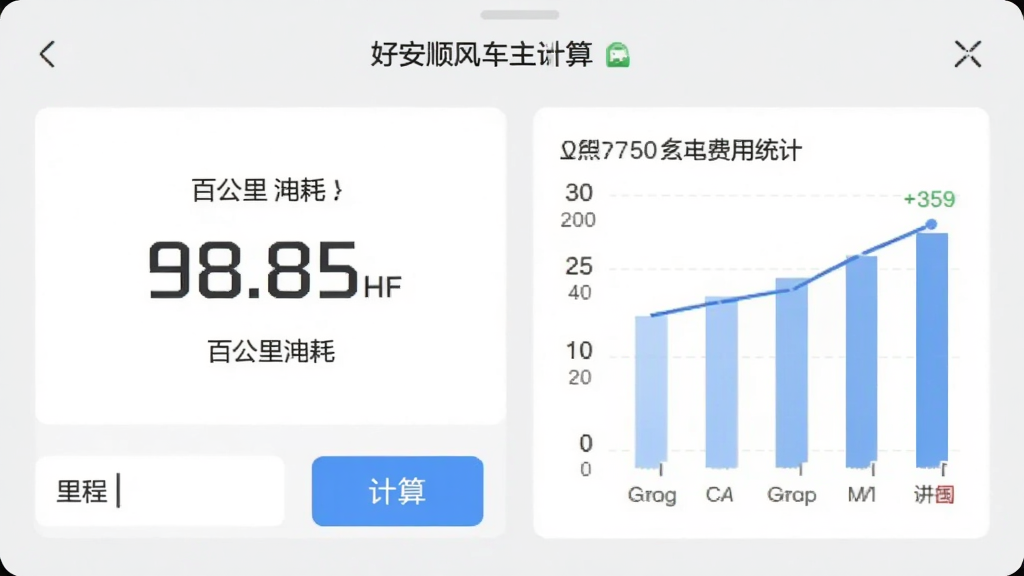 �ð�˳�糵��App���ͺļ���ҳ�棬��ʾ�ٹ����ͺ����ֺͷ���ͳ��ͼ��������Ϊǳ��ɫ��������������ͼ��㰴ť���������Լ�������������׶������ʸɾ����޶���Ԫ��