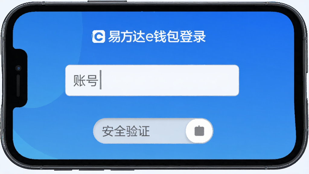 �׷���eǮ��APP��¼ҳ�棬�ֻ���Ļ��ʾ�˺������Ͱ�ȫ��֤���飬����Ϊ��ɫ���䣬��Ƽ�࣬�޶���Ԫ�أ��߻���