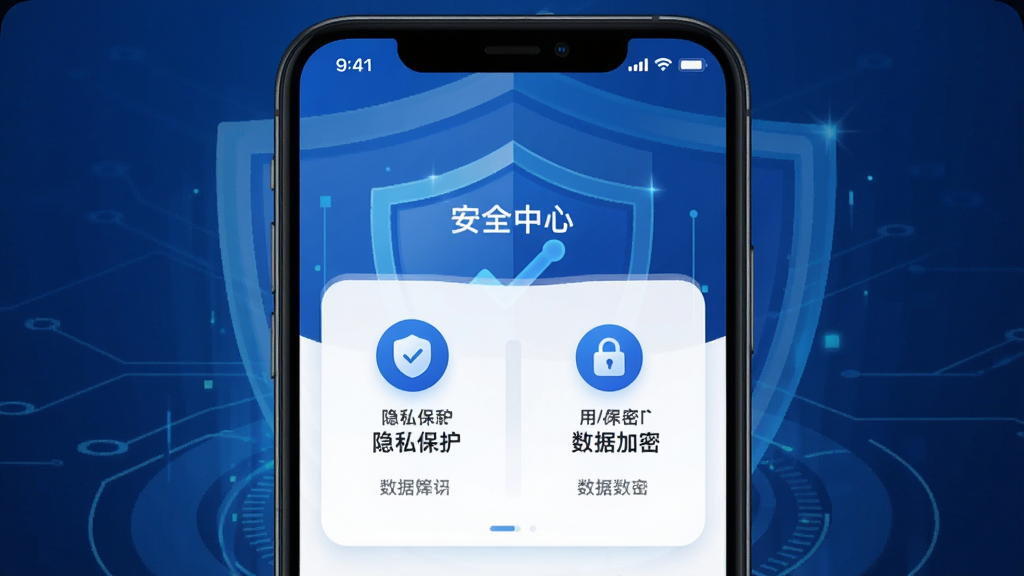 ˬ����ԱAPP��ȫ���Ľ��棬չʾ��˽���������ݼ���ͼ�꣬����Ϊ��ɫ�Ƽ��ж��ƣ�������ȷ�����ִ���������࣬�����������޶���Ԫ��