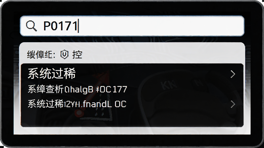 OBDSTAR�������ѯ���棬������������ʾ��P0171�����·���ʾ���Ͻ��������������ϵͳ��ϡ�������֣�������ɫ�����������������࣬�Ƽ���ǿ��ϸ�ھ�ϸ�����ʺã��ɾ�������