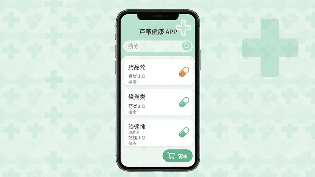 «έ����APP����չʾ���ֻ���Ļ��ʾҩƷ�����б��������򣬱���Ϊǳ��ɫҽ��ʮ�ֱ�־�����岼�ּ����������ƽ����Ʒ��ϸ�ڰ���ҩ��ͼ���빺�ﳵ��ť�����ʸ���ɾ��޶���Ԫ��
