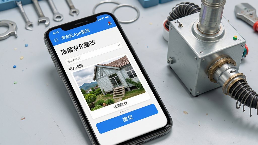 �а���App�����ϴ�ҳ�棬�ֻ�����չʾ�����̾������ġ�������������Ƭ�ϴ�����͡��ύ����ť������Ϊǳ�ҹ���̨�棬�Ա��о����豸����������дʵ�������������޶���Ԫ��