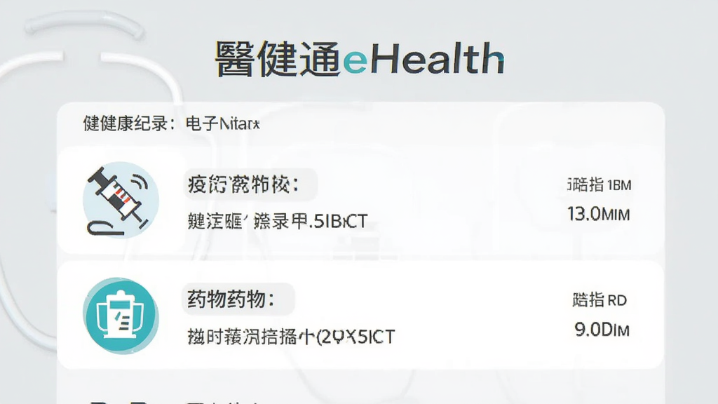 ��ͨeHealthӦ��չʾ���ӽ�����¼�б������������ҩ����Ŀ��ͼ������������Ϊǳ��ɫҽ�Ʒ���Ű����࣬���ʸ���