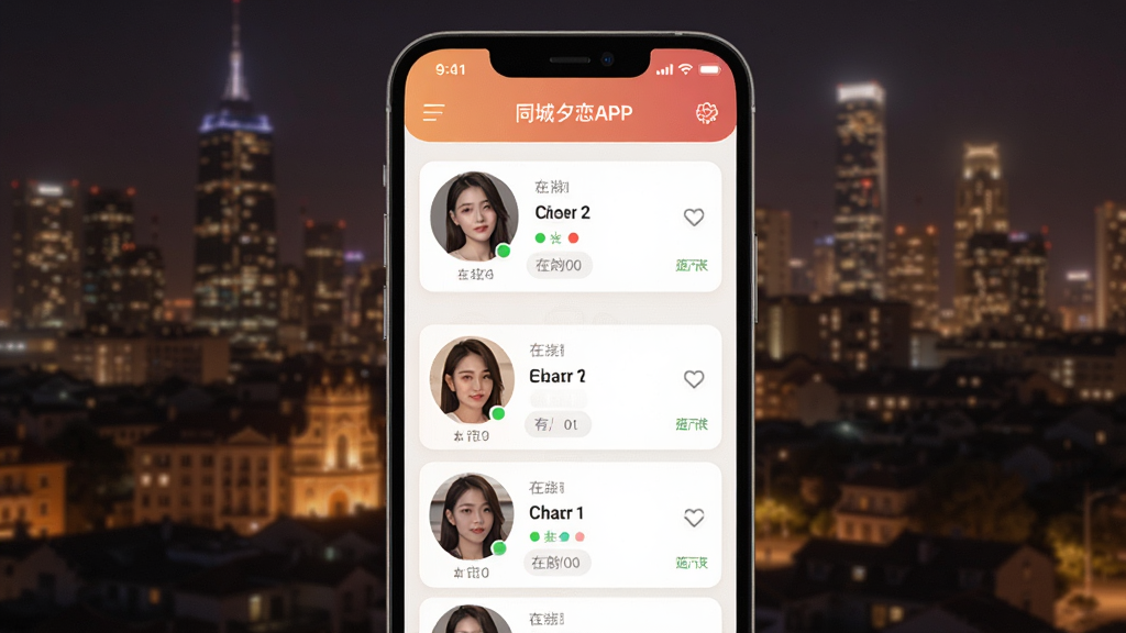 ͬ��Ϧ��APP���棬�ֻ�չʾ���������б�������ͷ�������״̬������Ϊ����ҹ����ɫ����ܰ���������ִ���������UI��ƣ����������ɾ��޶���Ԫ��