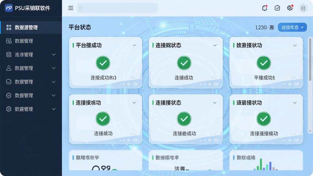 PSU�������������棬��ർ������ʾ������Դ����������������չʾ���ƽ̨����״̬��Ƭ��ÿ����Ƭ����ɫ�Թ�ͼ���ʾ���ӳɹ�������Ϊǳ��ɫ�Ƽ��з�񣬽��沼���������Ű����࣬ϸ�ڷḻ���߻��ʣ��ɾ��޶���Ԫ��