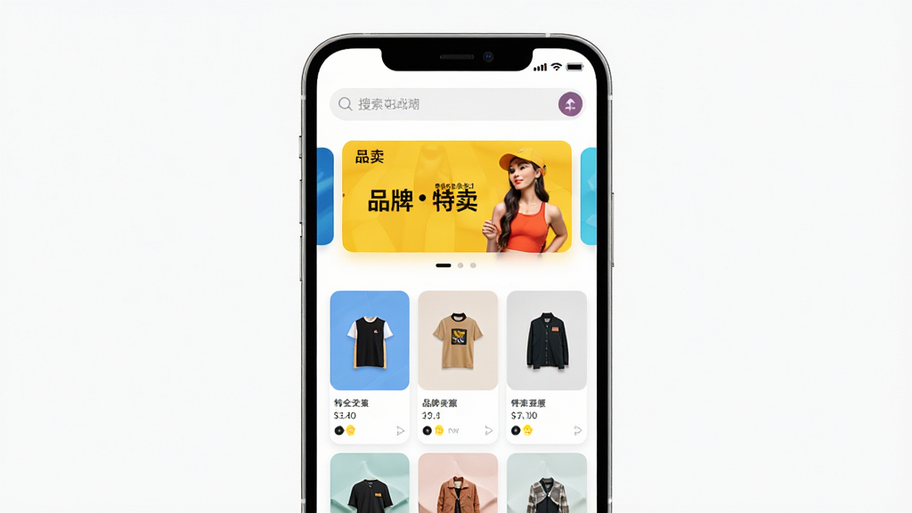 �������̳�APP�����棬�������������в�ΪƷ����������ֲ�ͼ���·���Ʒ�ٲ�������Ƭʽ���֣��ִ���Լ���ɫ��������������Ⱦ���ɾ�����