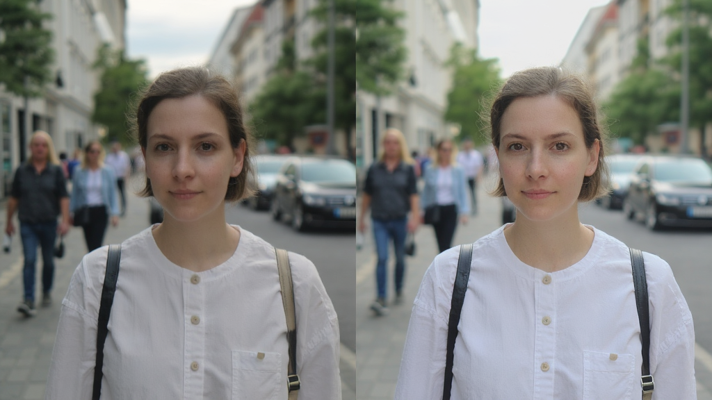 PhotoRetouch ����ǰ�����Ƭ�Ա�ͼ�����ԭͼ����·�ˣ��Ҳദ���ɾ������������νӣ�ͼƬ����������ϸ�壬���дʵ���ɾ��޶���Ԫ��