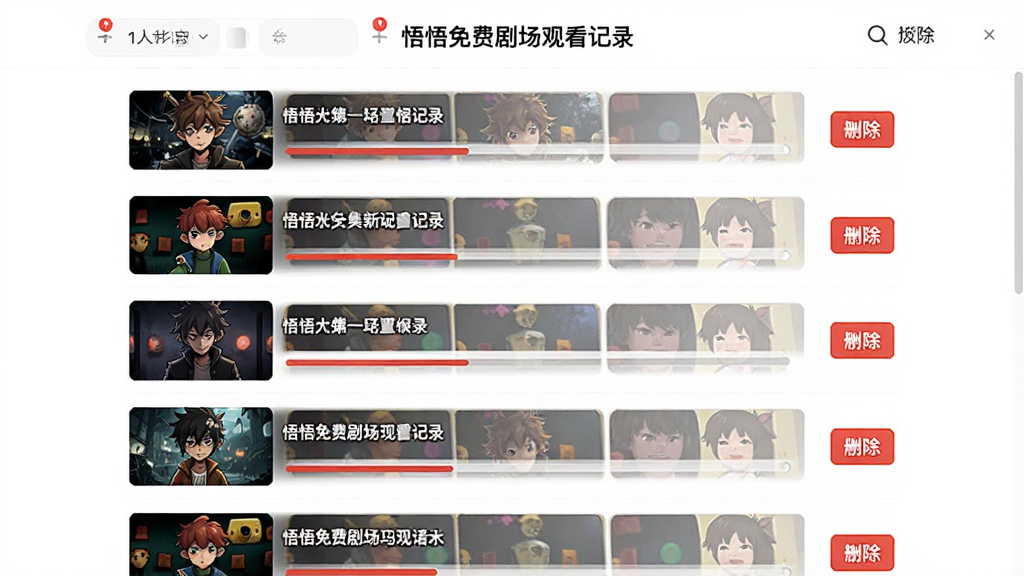 ������Ѿ糡�ۿ���¼ҳ�棬����Ϊ�б���ʽչʾ�ľ缯��Ŀ�������������У��Ű�����������ɫ������ϸ�ڰ���ÿ����Ŀ�Ľ�������ɾ����ť�����ʸɾ����޶���Ԫ��