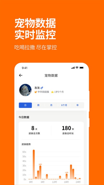 毛球在家 安卓版 宠物管理 界面