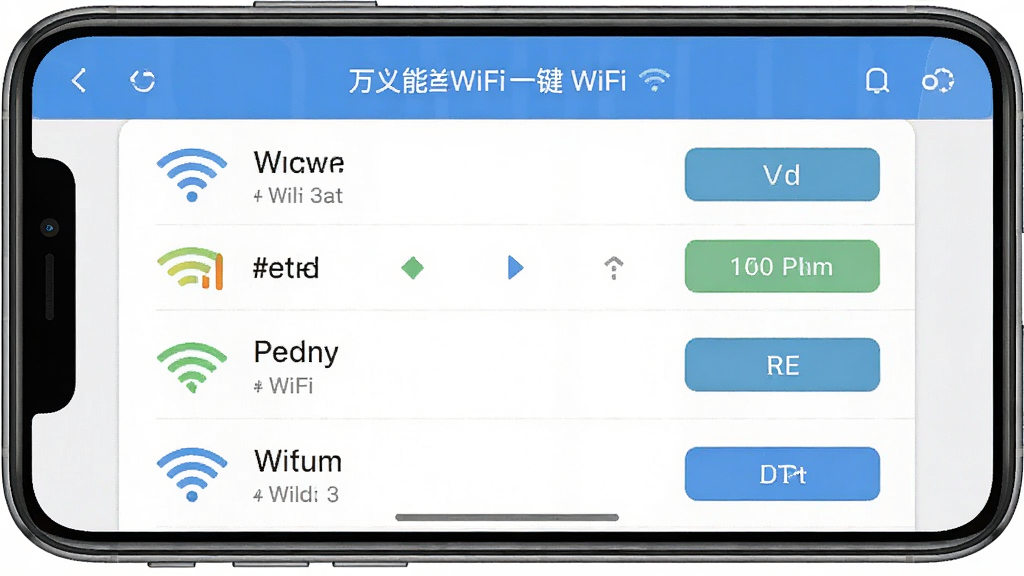 һ�������ֻ���Ļ��ʾ����WiFiһ��ֱ��Ӧ�ý��棬���������г�����WiFi�б����ź�ǿ��ͼ����Ŀ������Ϊ�����ͼ�����в��֣��Ű����࣬��ƽ�����ϸ��չʾWiFi���ƺ����Ӱ�ť�����廭�ʣ��ɾ��޶���Ԫ��