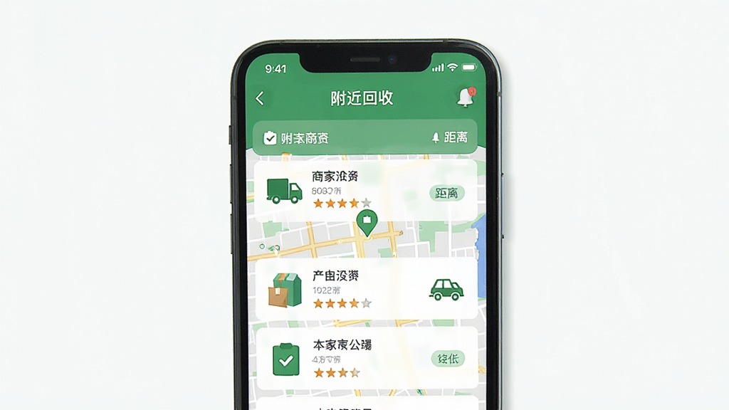 �����շ�ƷAPP�������չʾ������Ϊ�����ֻ���Ļ����Ļ����ʾ���������̼��б���ͼ�������������ִ���ƽ��UI�����ɫ������ɫ����ϸ�ڰ����̼�����������ǩ�����ʸ��壬�ɾ��޶���Ԫ��
