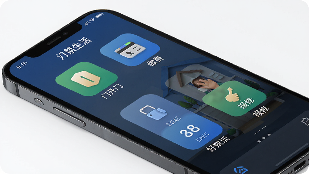 ������APP����չʾ������Ϊ�ֻ���Ļ��������������ʾ�Ž����š��ɷѡ����޵ȹ���ͼ�꣬�Ű����࣬����ִ���Լ��ϸ�ڷḻ�����ʸ��壬�ɾ��޶���Ԫ��