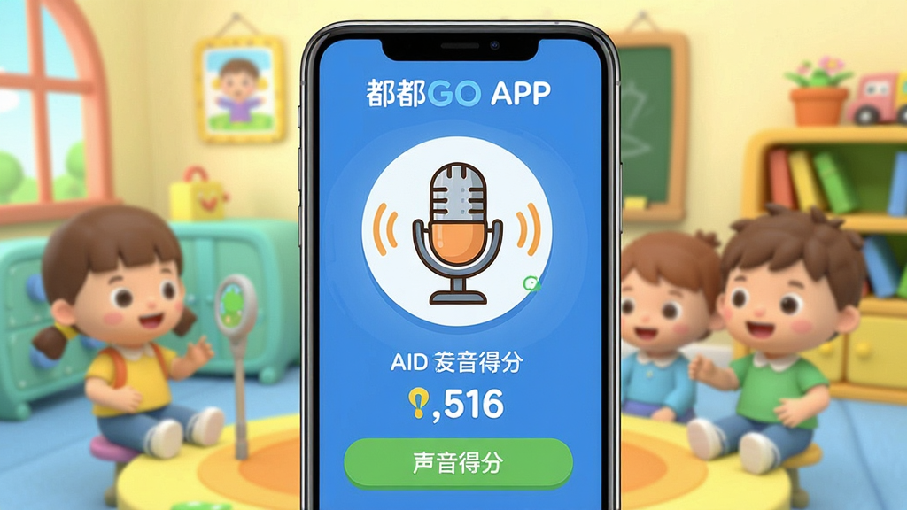����GO APP��ͼչʾAI�����������ܣ�������ʾ��ͨ��˷�ͼ���뷢���÷֣�����Ϊ��ͯѧϰ�������������ã�����ϸ�壬�ɾ�������