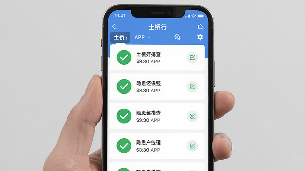 ������APP����չʾ���ֻ���Ļ��ʾ�����Ų��б�����ɫ�Թ�ͼ�꣬��ƽ����ƣ��ɾ��������߻���