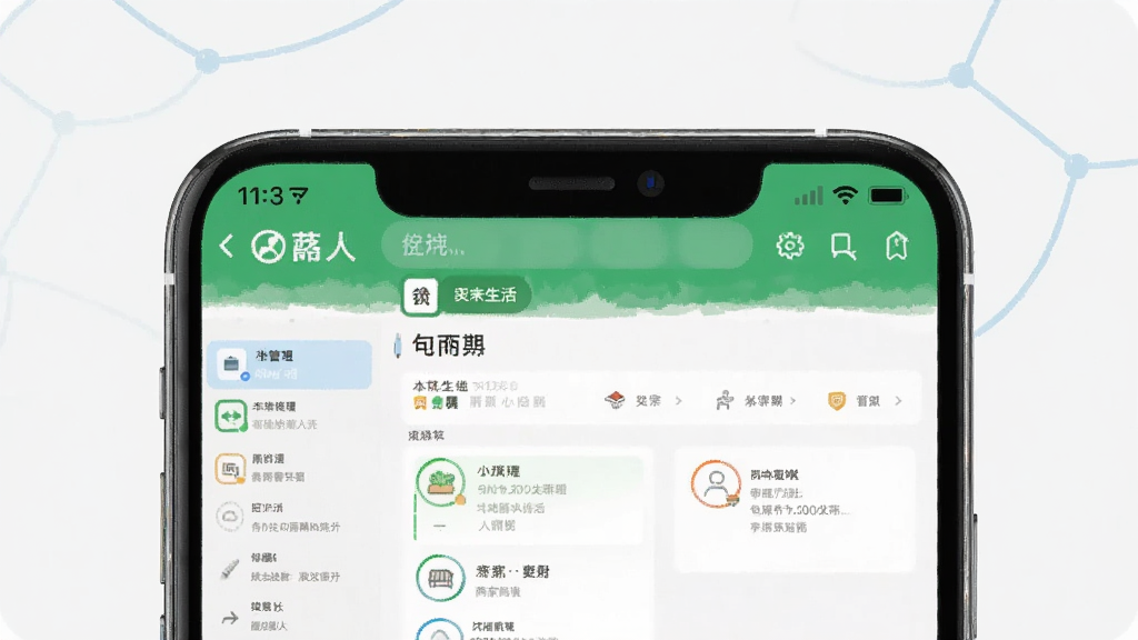 有块田本地生活商家端 商家管理后台界面 手机截图 干净背景 高清画质