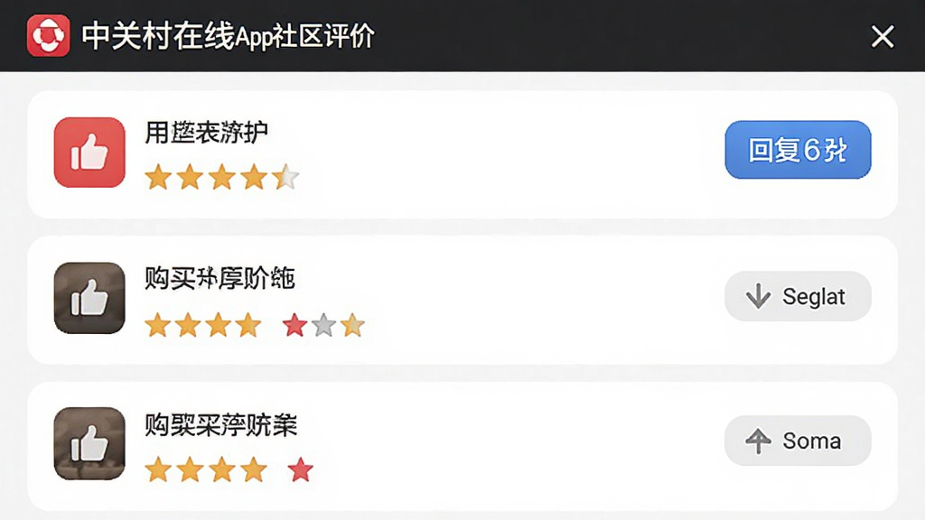 �йش�����App��������ҳ�棬չʾ�û��Ǽ����ֺ͹����ĵã�����Ϊ�б�ʽ��ƣ�������¼�࣬ϸ�ڰ������ް�ť�ͻظ����������ʸɾ��޶���Ԫ��