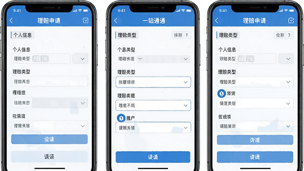 ����һվͨAPP����������ҳ���ͼ��չʾ��д������Ϣ�ı������棬����������Ϣ����������ѡ��ȣ�ҳ�沼����������ɫ����ɫ����ɫ�������߻��ʣ��ɾ��޶���Ԫ��