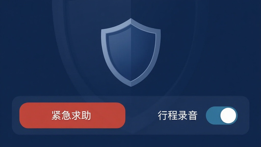 ������ѡ˾���˰�ȫ���Ľ��棬��ʾ��������������ť�롰�г�¼�������أ�����Ϊ����ͼ�꣬����ɫ����������ɿ���񣬸ɾ��޶���Ԫ��