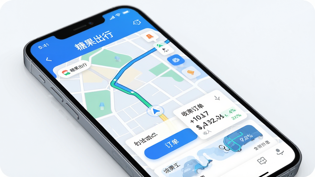 �ǹ�����APP����չʾ������Ϊһ�������ֻ���Ļ����Ļ��������ʾ���ǹ����С�˾���������棬������ɫ��ͼ����·���붩����Ƭ��Ϣ�����ָɾ����࣬�Ű�����ɫ�Ƽ�ɫ��Ϊ��������Լ�ִ���ϸ�ڴ�չʾ�ӵ���ť���������֣����ʸ���ͨ͸���ɾ��޶���Ԫ�ء�