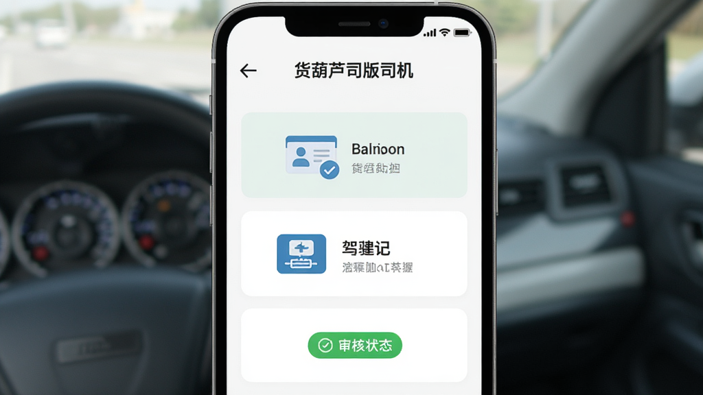 ����«˾����˾����֤ҳ�棬����Ϊ�ֻ���Ļ��ʾ��֤���裬�����������У��Ű����࣬���Ϊ��ƽ����ƣ�ϸ�ڰ�������֤�ϴ�ͼ�ꡢ��ʻ֤ͼ�ꡢ���״̬��ǩ�������������ɾ����޶���Ԫ��