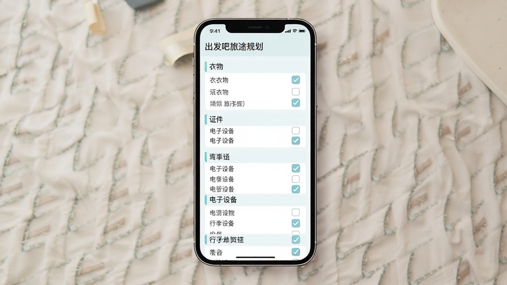 ��������;�滮 �����嵥�������棬�ֻ���Ļ��չʾ�����嵥�빴ѡ������Ϊһ�������ֻ������־��У��Ű����룬���Ϊ��ˬǳɫ��ƽ����ϸ�ڰ������֤���������豸�ȷ��࣬���ʸ��壬�ɾ����޶���Ԫ��