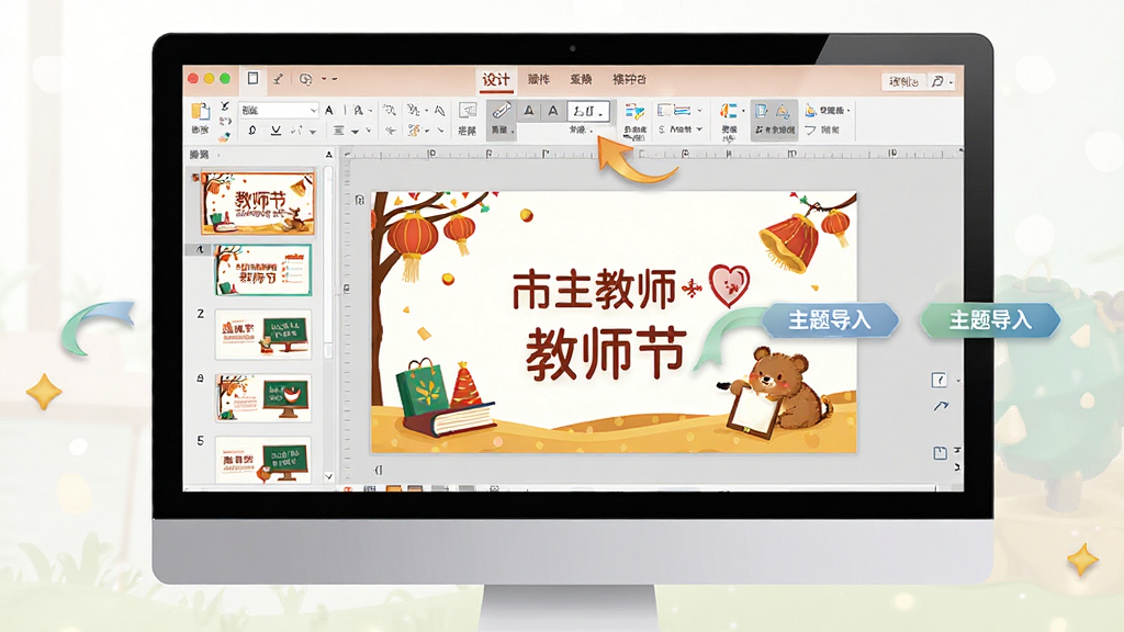�õ�Ƭģ�������н�ʦ������ģ������������棬����Ϊ������Ļ��ʾ��ʾ�ĸ��������������Ϊ�õ�Ƭ����ͼ�б����Ҳ�Ϊ�༭�����Ű�ͻ������ơ�ѡ������⵼�밴ť���������������ϸ�ڰ�����ʦ��Ԫ���������ͷָ�������ʸ��壬�ɾ����޶���Ԫ��